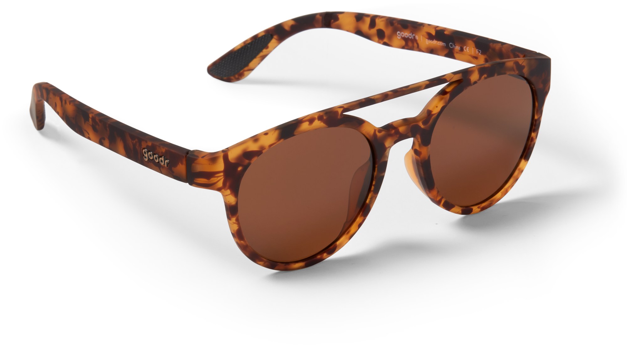 цена Поляризационные солнцезащитные очки PHG goodr, коричневый