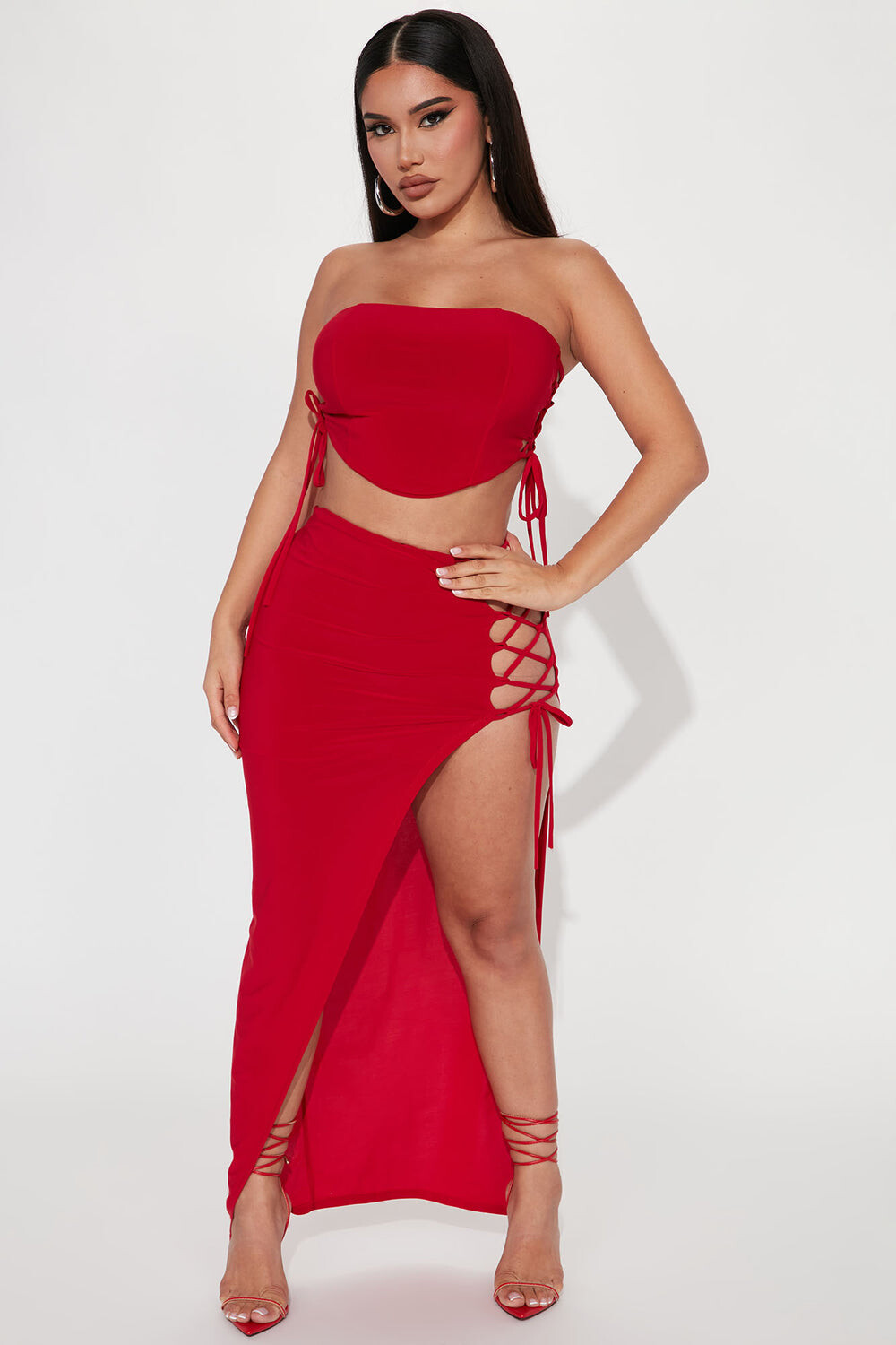 

Юбка Fashion Nova TS8232, красный