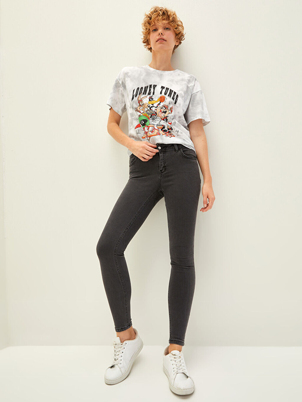 

Женские зауженные джинсы Rodeo с нормальной талией и карманами LCW Jeans