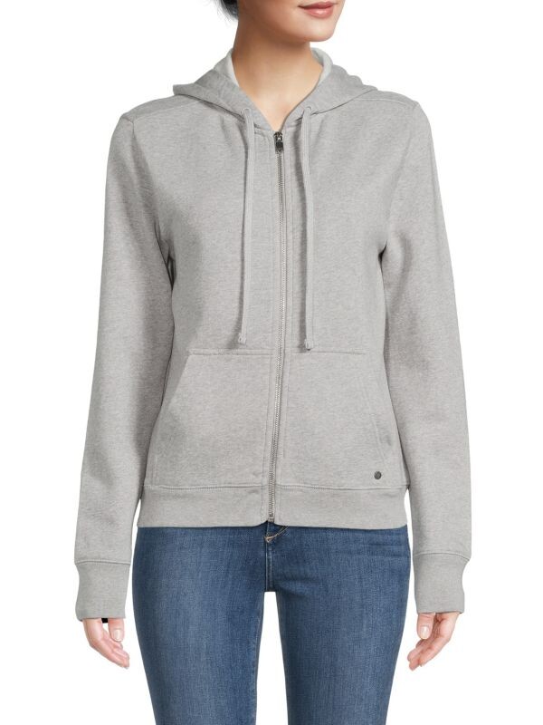 

Толстовка с Капюшоном ZADIG & VOLTAIRE на молнии спереди, gris