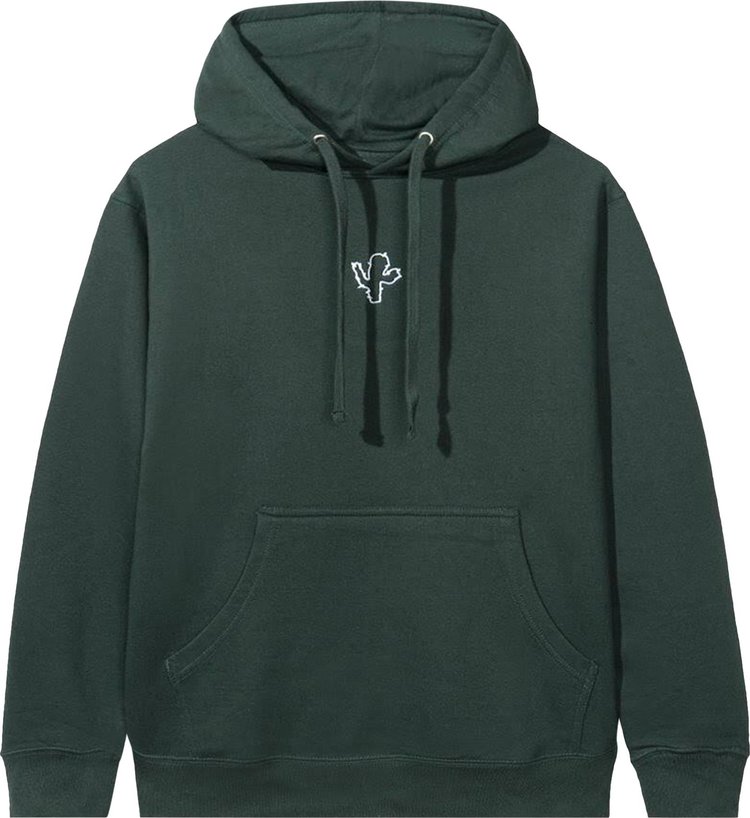 Толстовка Anti Social Social Club x Cactus Plant Flea Market Hooded Sweatshirt 'Green', зеленый - фото