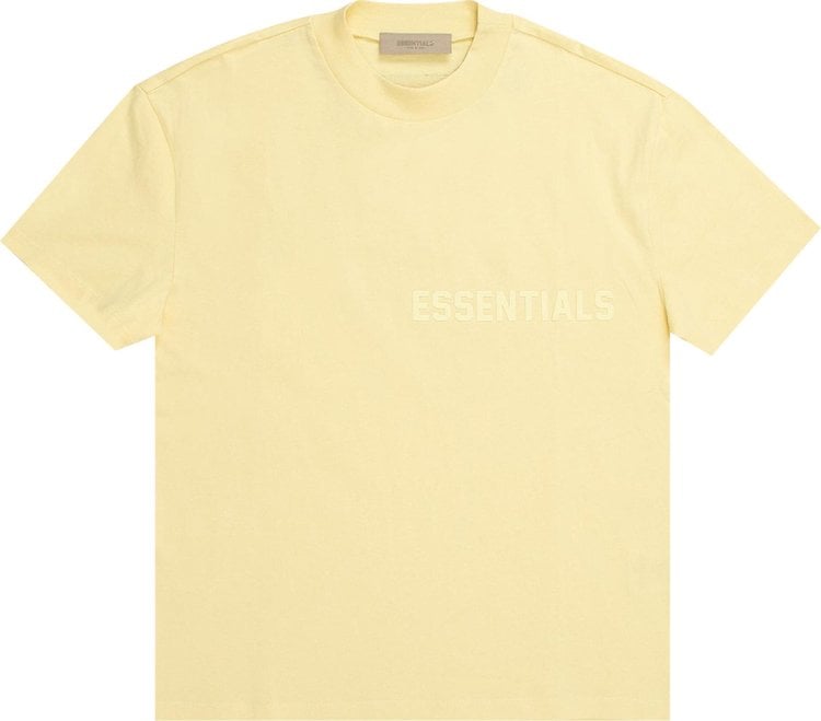 Футболка Fear of God Essentials Short-Sleeve Tee 'Canary', желтый - фото