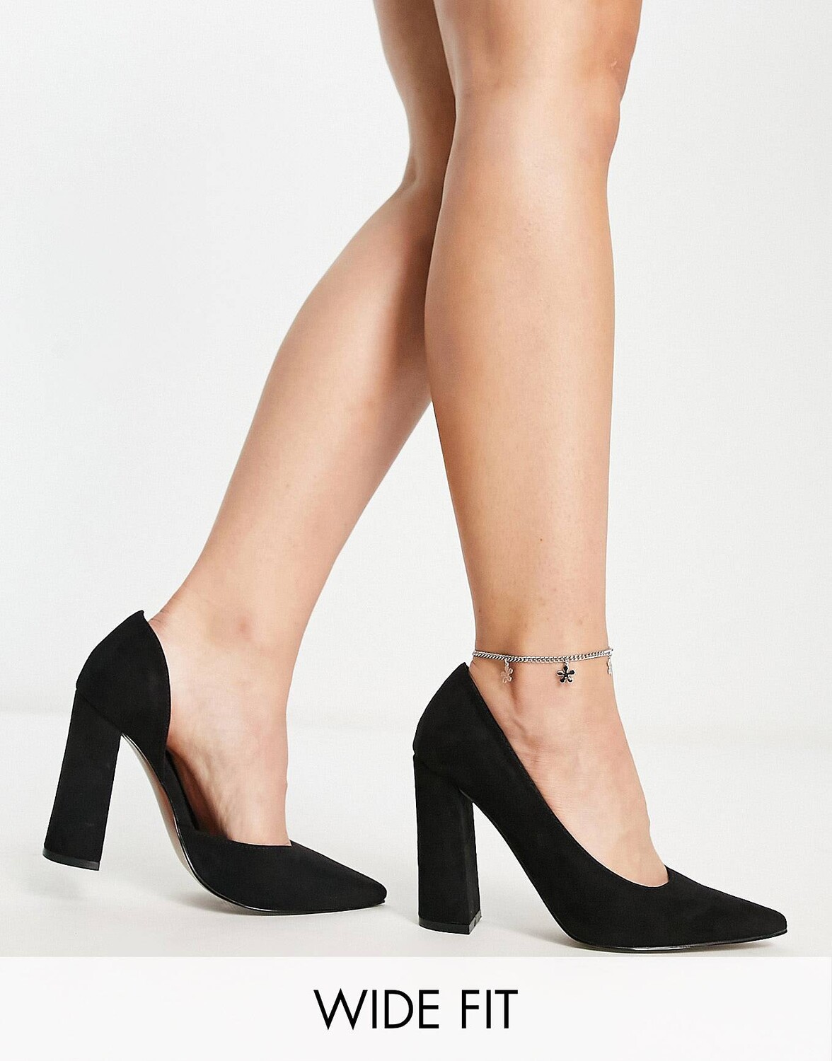 

Черные туфли на широком каблуке Waiter d'orsay ASOS DESIGN, Черный