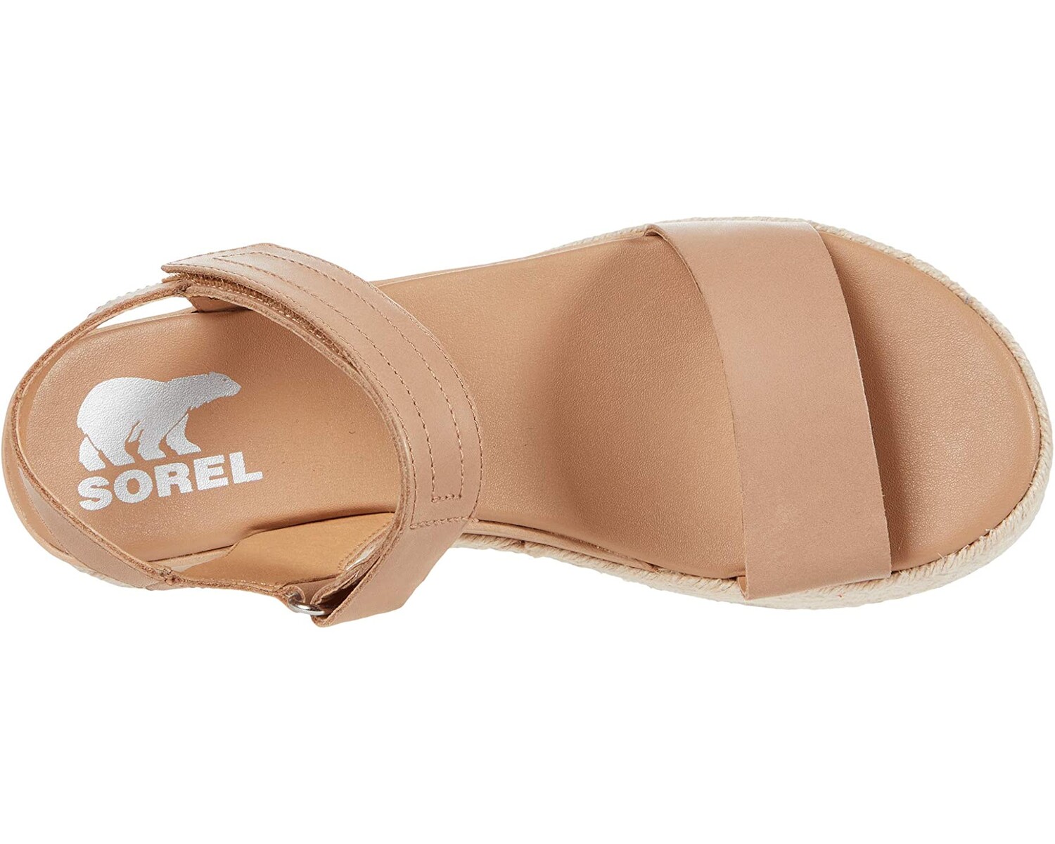 

Туфли на каблуках Cameron Flatform Sandal SOREL, честный бежевый