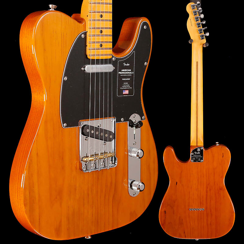 

Телекастер Fender American Professional II, жареная сосна 6 фунтов 10,1 унции American Professional II Telecaster, Roasted Pine