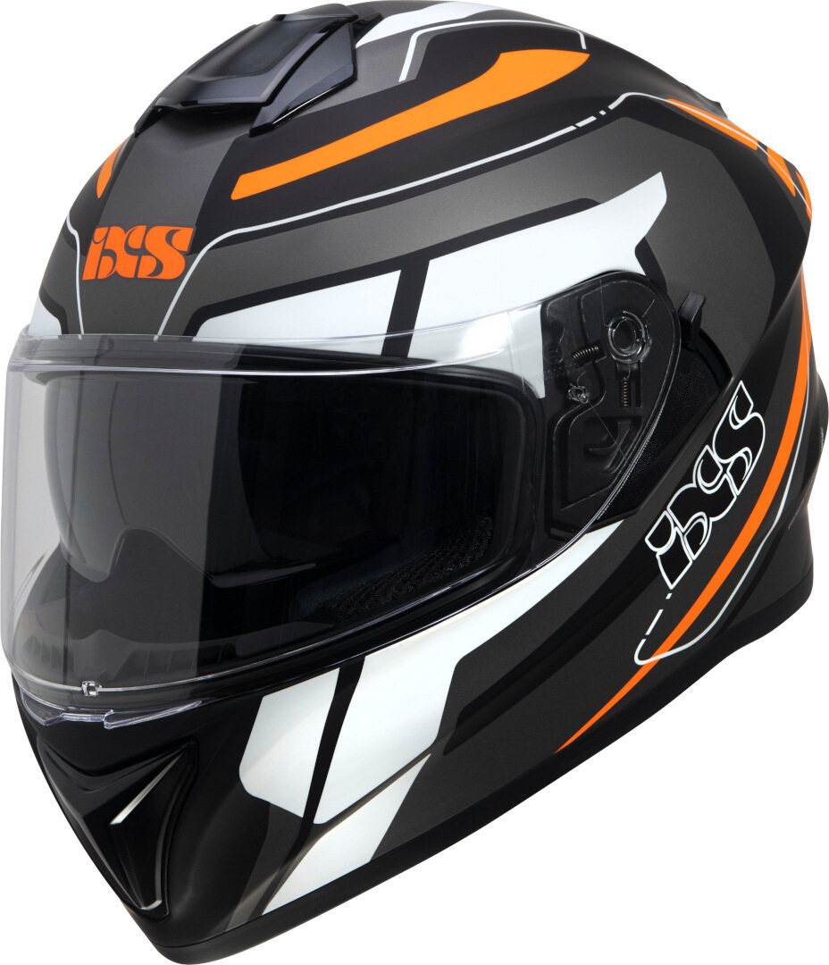 Шлем IXS 216 2.2, серо-оранжевый
