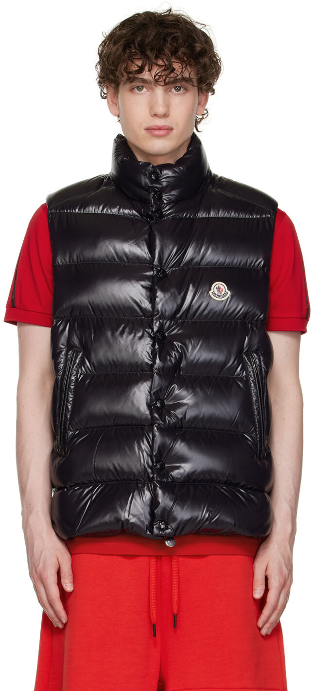 

Черный жилет Tibb Down Moncler