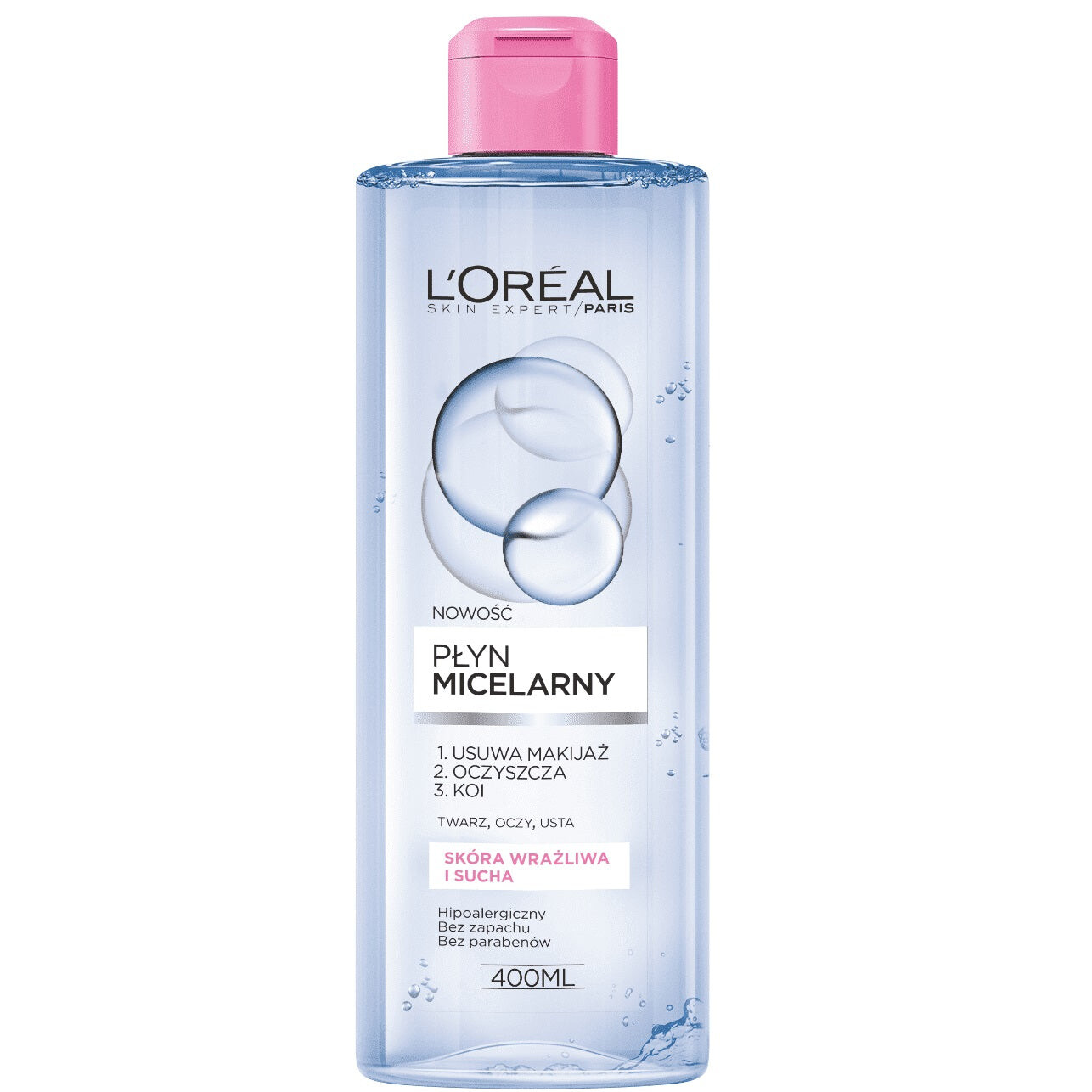 

L'Oreal Paris Мицеллярная вода Skin Expert для чувствительной и сухой кожи 400мл