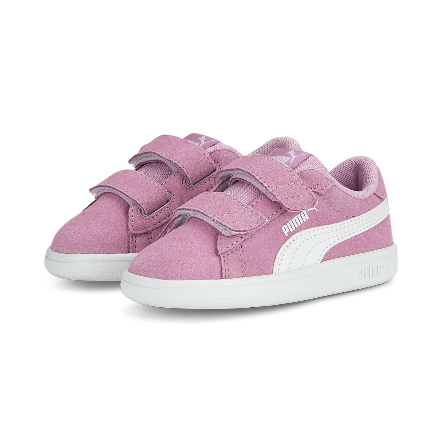 

Кроссовки для малышей Puma Smash 3.0, бело-фиолетовый