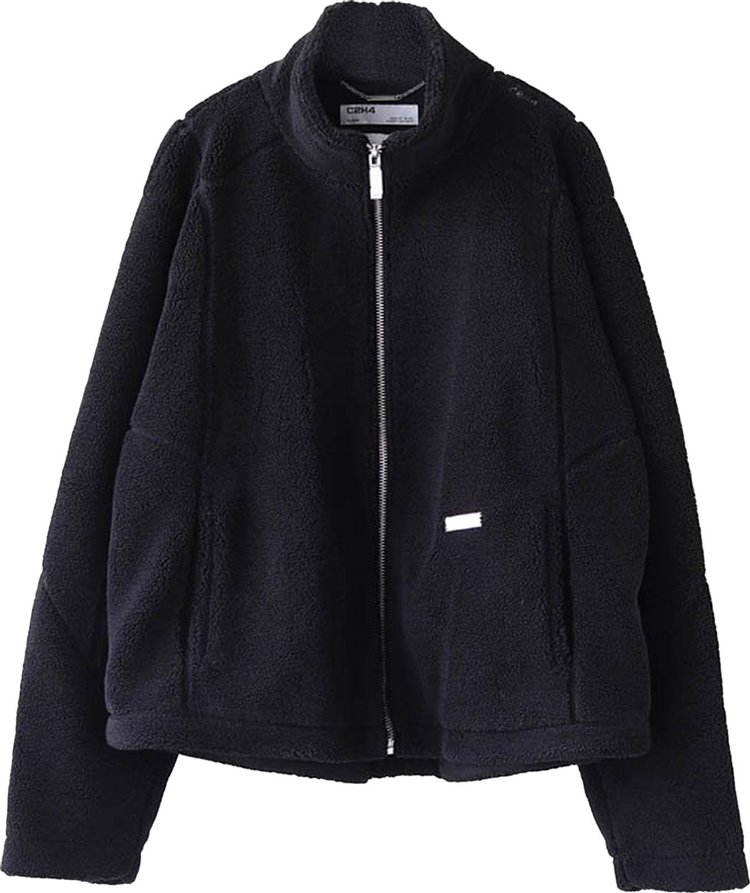 Куртка C2H4 Intervein Stitch Fleece Jacket 'Black', черный