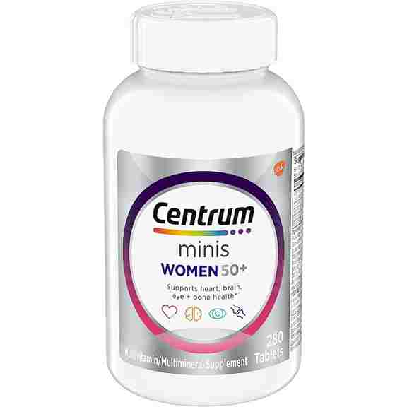 Мультивитамины Centrum Minis Women 50+ Multivitamins, 280 таблеток мультивитамины centrum silver women s multivitamin supplement 2 упаковки по 65 таблеток