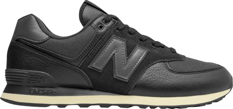 Кроссовки New Balance 574, черный/темно-серый - фото