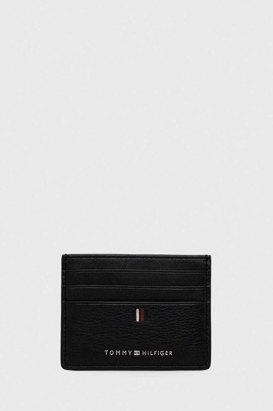 

Кожаный футляр для карт Tommy Hilfiger, черный
