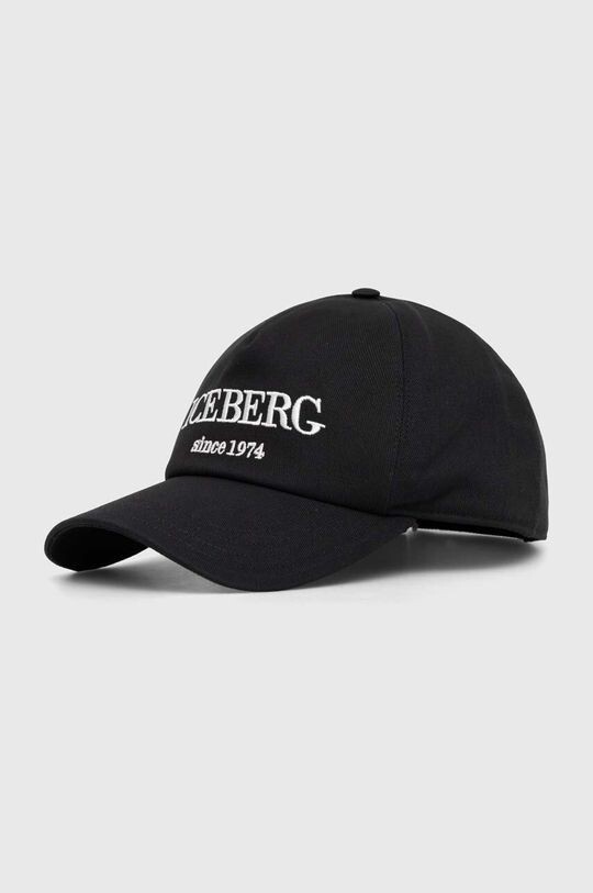 

Хлопковая бейсболка Iceberg, черный