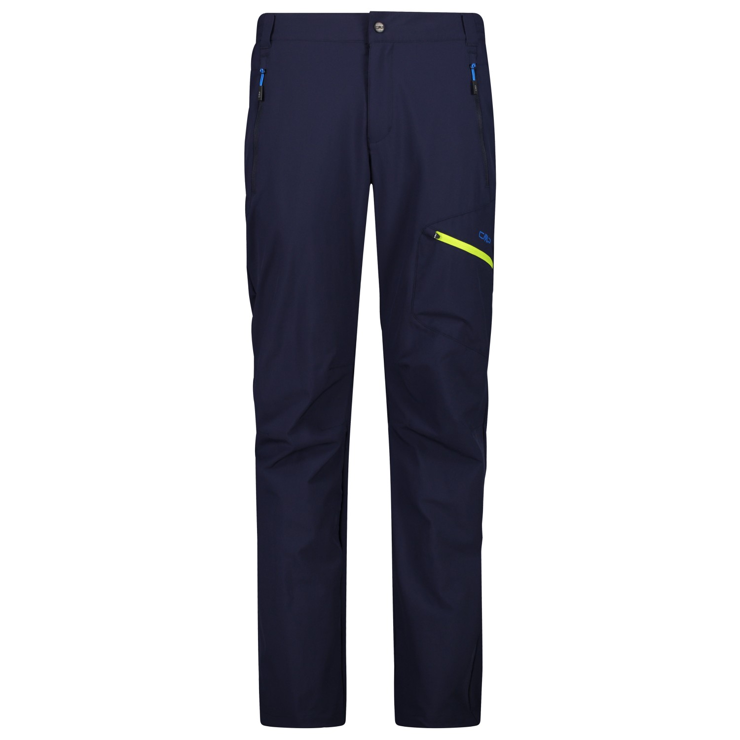 Трекинговые брюки Cmp Long Pant Stretch, цвет Black Blue/Lime
