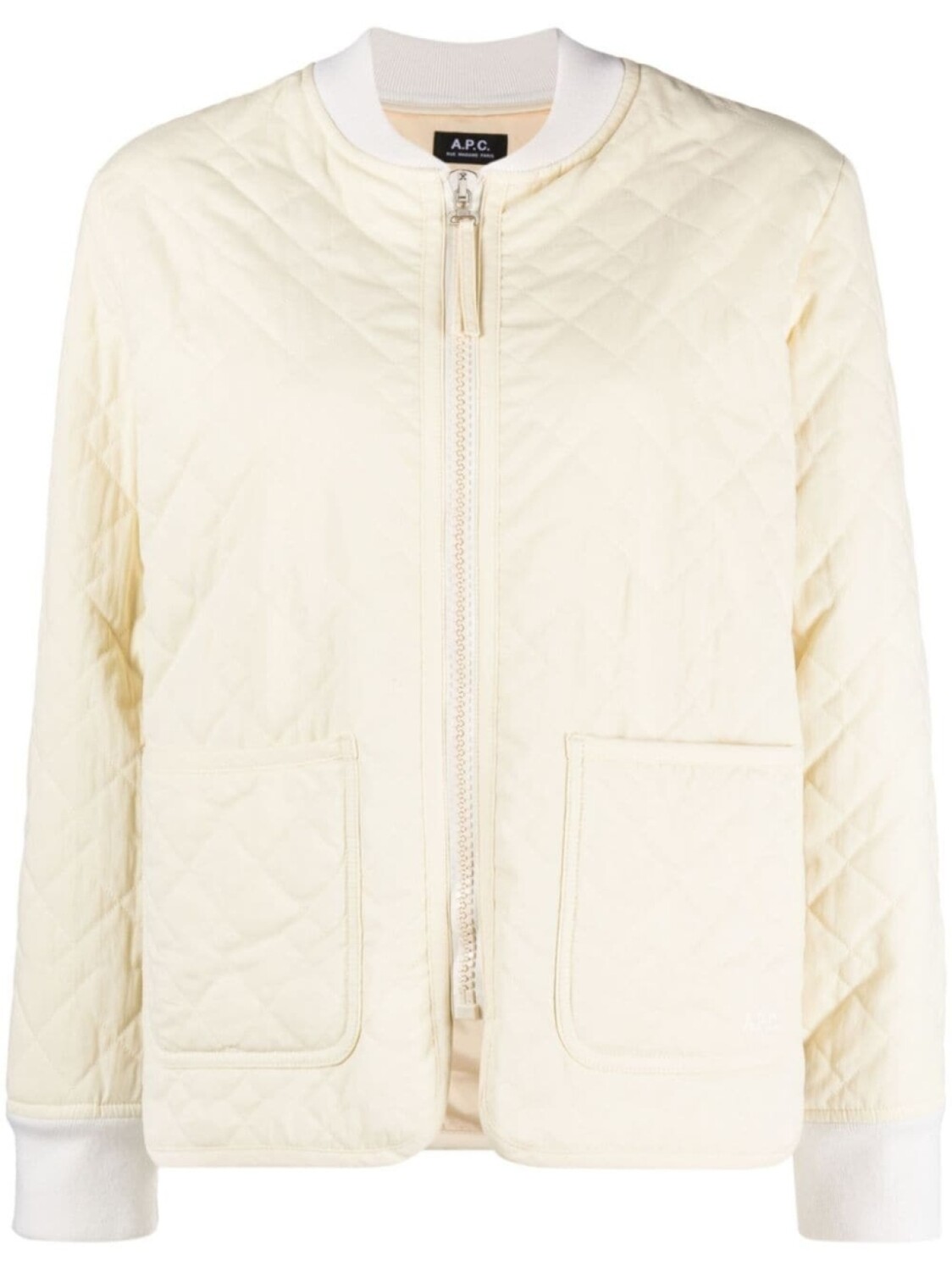 

A.P.C. стеганая куртка Elea, нейтральный цвет