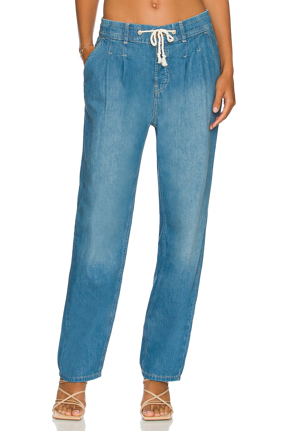 

Джинсы Free People Luna Denim Pull On, цвет Stardust Blue