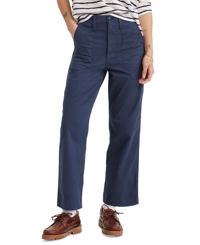 

Женские прямые брюки с высокой посадкой Levi's, синий