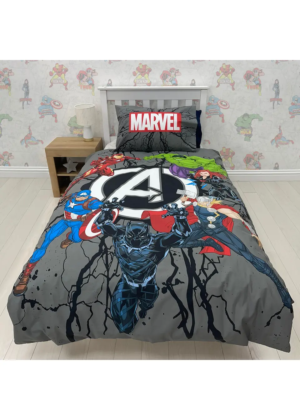

Комплект пододеяльников с одной панелью Marvel Avengers Charge