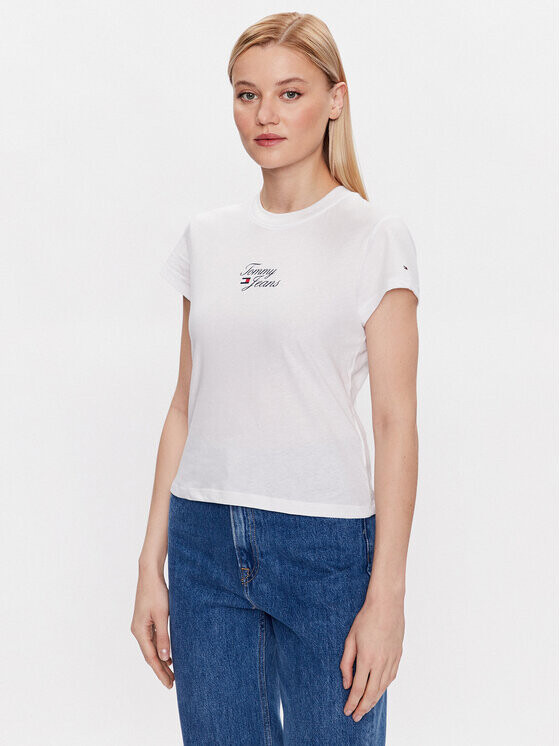 

Футболка стандартного кроя Tommy Jeans, белый