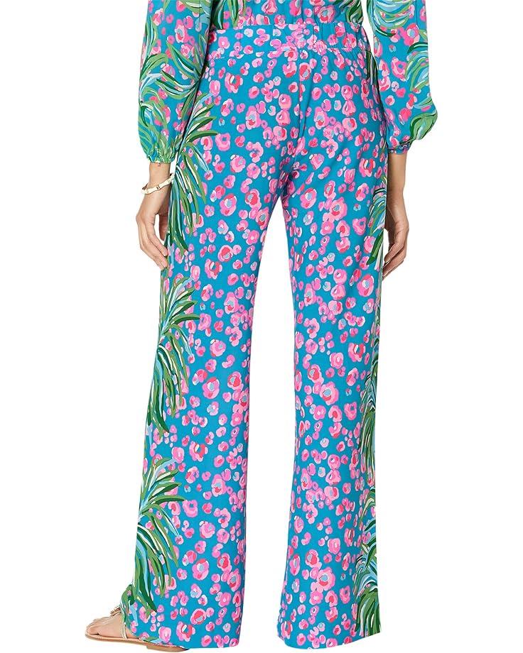 Брюки Lilly Pulitzer Bal Harbour Mid-Rise Pala, цвет Turquoise Shore I Spy Engineered kendal claire i spy