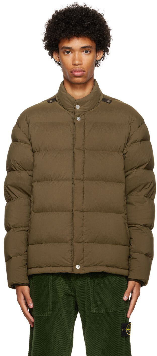 

Хаки Augment Пуховик Stone Island Shadow Project
