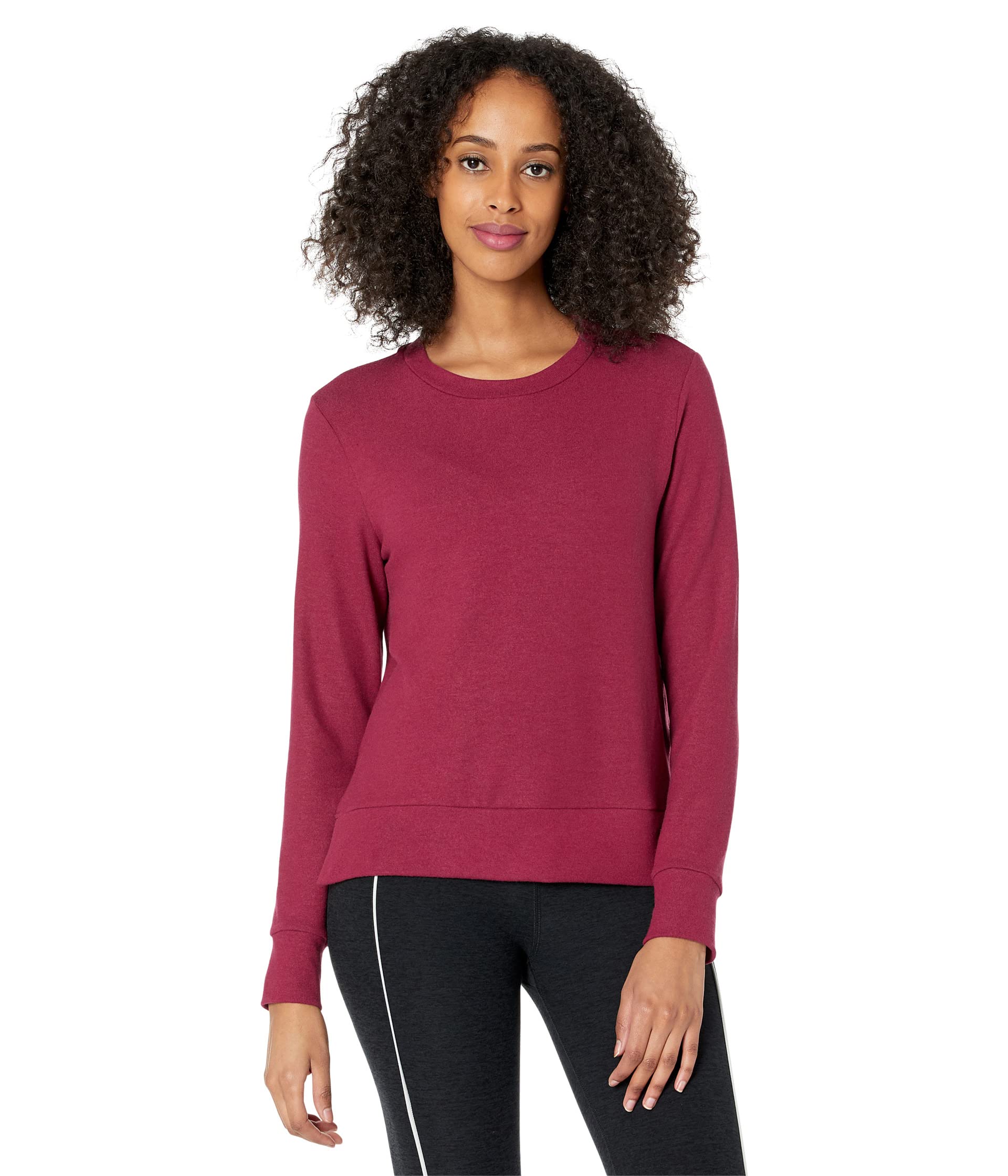 Пуловер Beyond Yoga, Side Slit Long Sleeve Pullover пуловер beyond yoga cropped velvet pullover