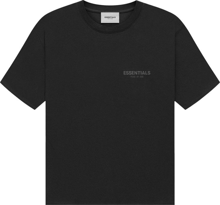 Футболка Fear of God Essentials Short-Sleeve Tee 'Stretch Limo', черный - фото