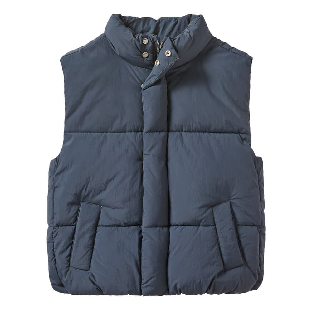 

Жилет Zara Kids Crinkle Puffer, синий