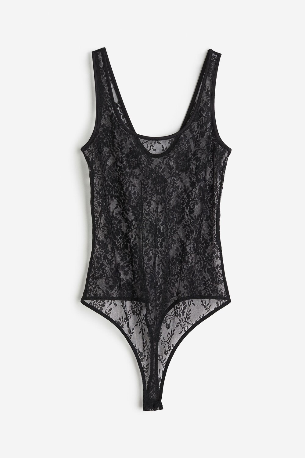

Боди H&M Lace Thong, черный