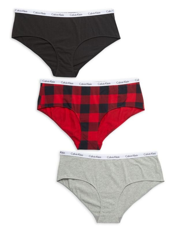 

Набор из 3 хипстерских трусов Calvin Klein Plaid