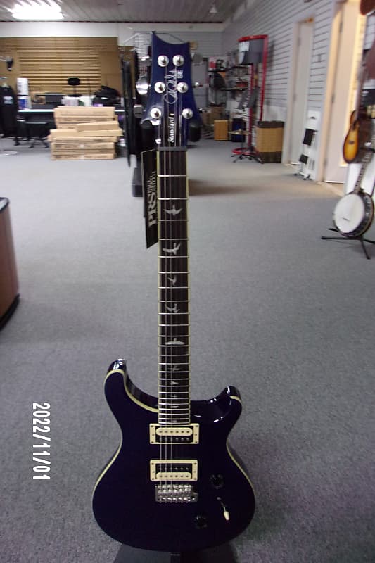 цена Электрогитара PRS Standard 24 прозрачная синяя Standard 24 Electric Guitar