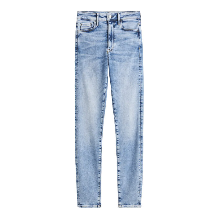 

Джинсы H&M True To You Skinny High, светло-синий