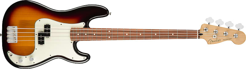 

Player Precision Bass, гриф Pau Ferro, 3 цвета Sunburst Fender