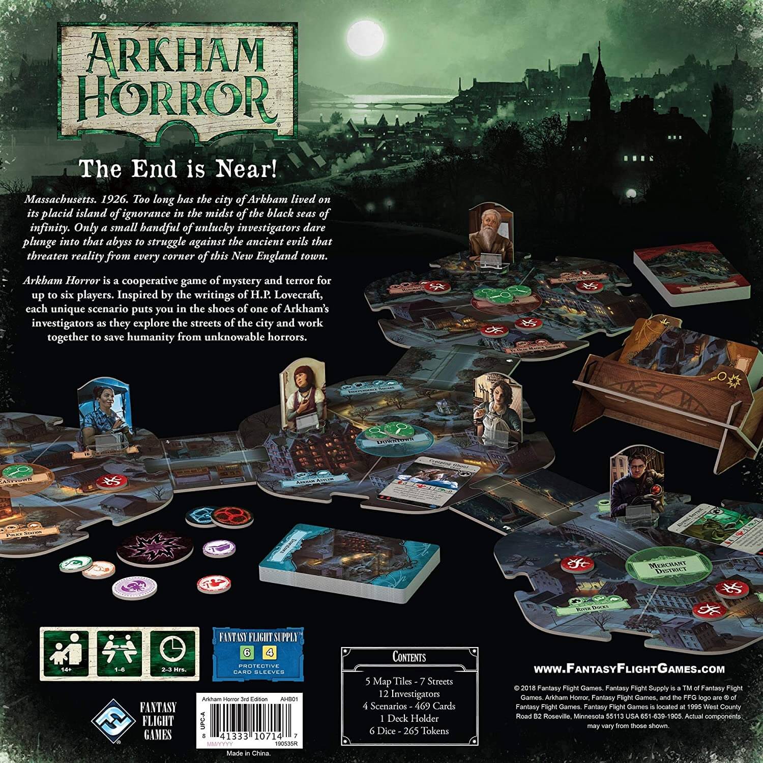 Настольная игра Fantasy Flight Games Arkham Horror 3rd Edition – заказать  из-за рубежа в «CDEK.Shopping»