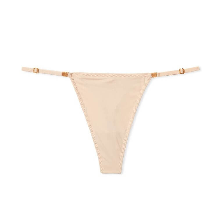 

Трусики-стринги Victoria's Secret Love Cloud Adjustable, светло-бежевый