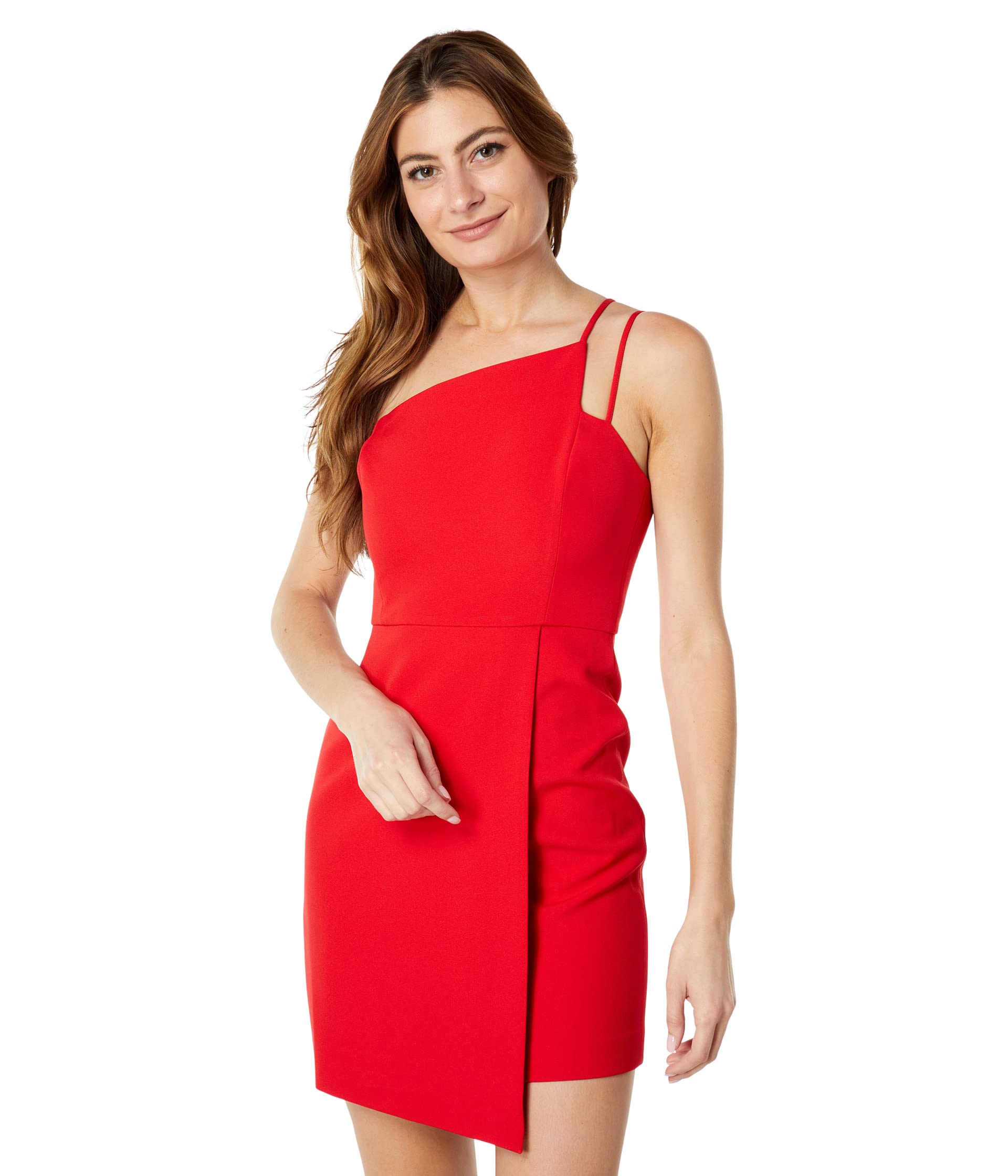 BCBGMAXAZRIA One Shoulder Cocktail Dress