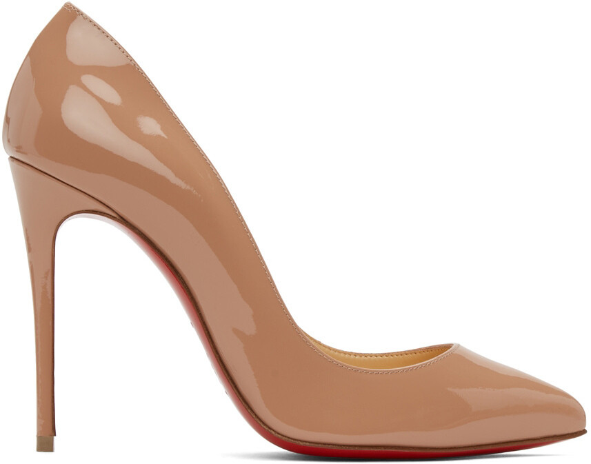 

Туфли на каблуке 100 розовых Pigalle Follies Christian Louboutin, Розовый