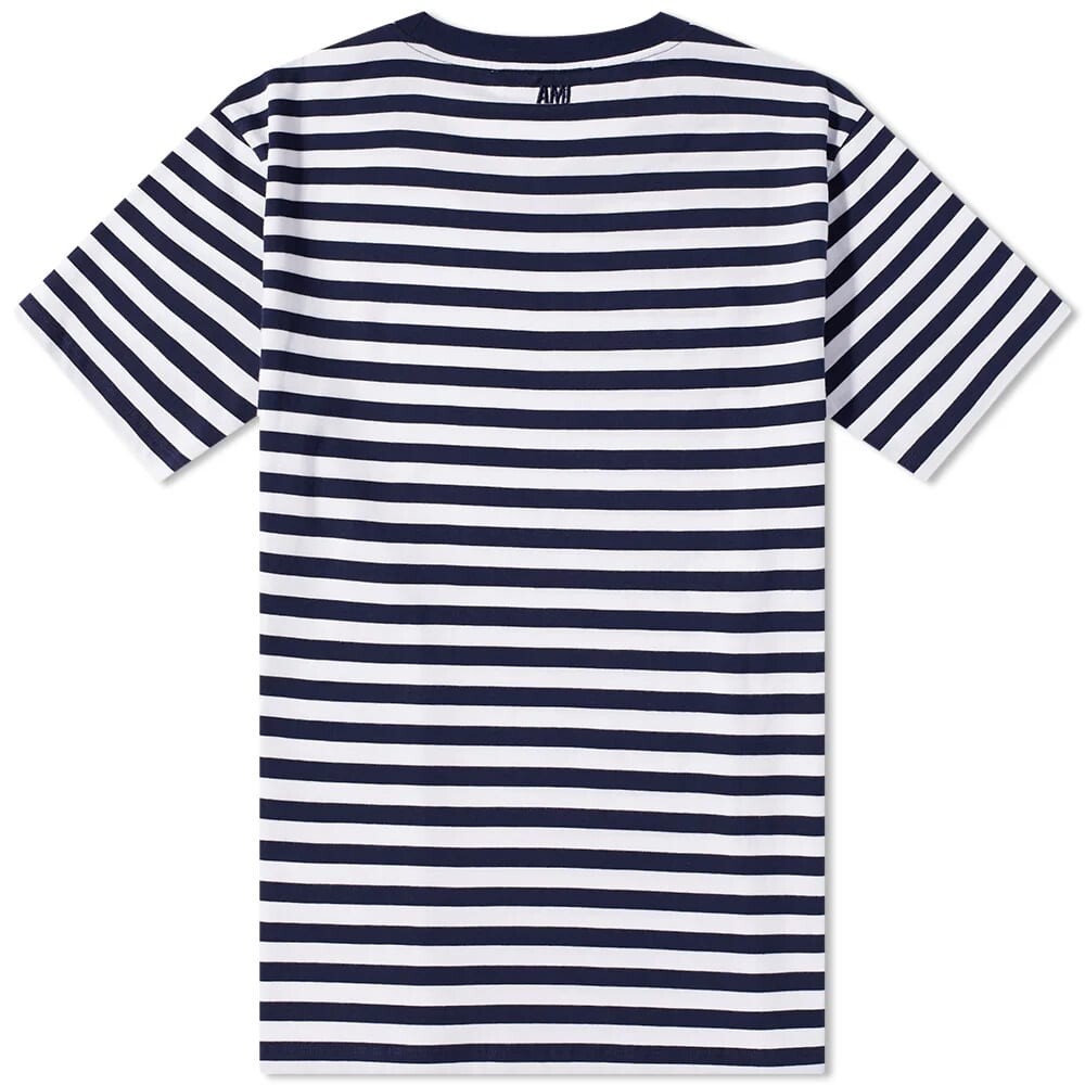 

Футболка AMI Striped ADC Tee, Черный