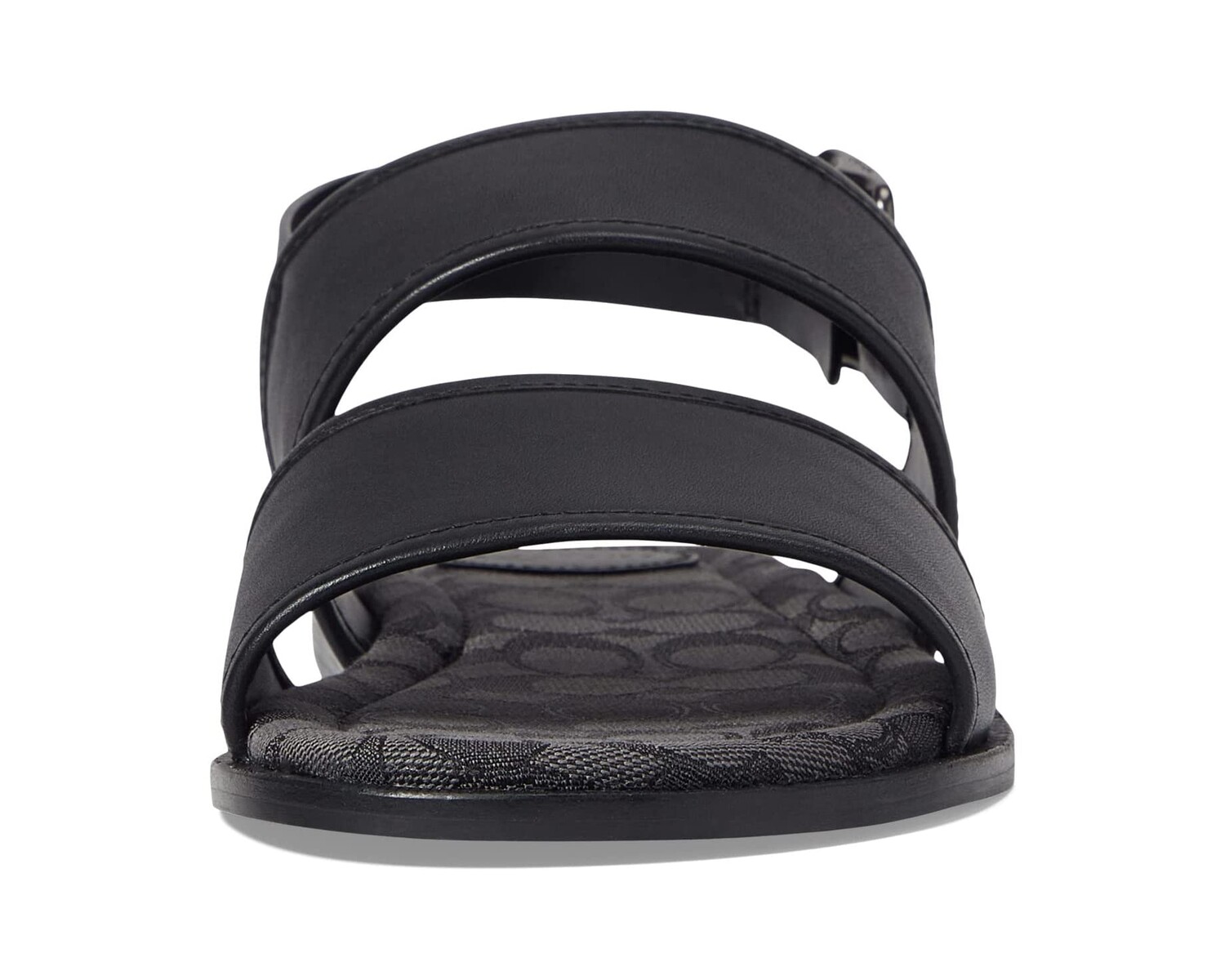 

Сандалии Leather Two Strap Sandal COACH, черный