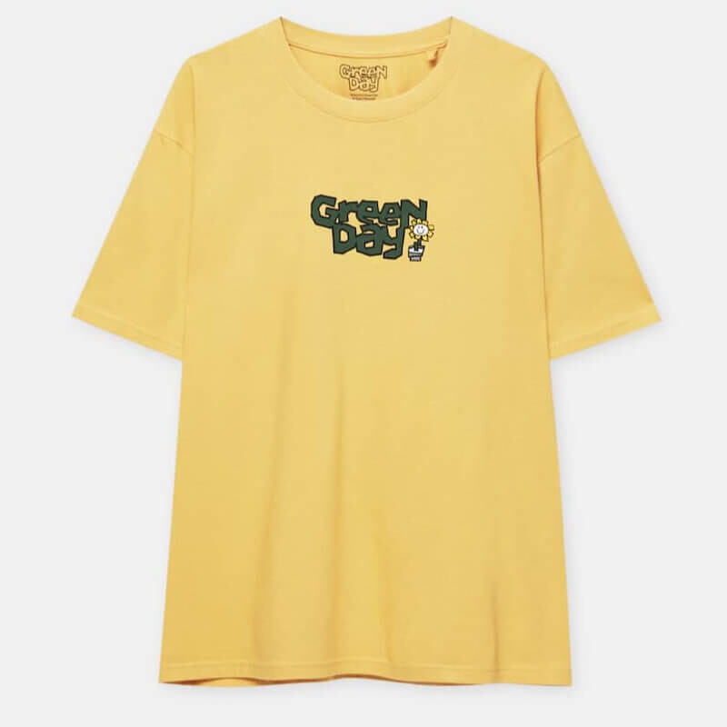 

Футболка Pull&Bear ’Green Day’, желтый