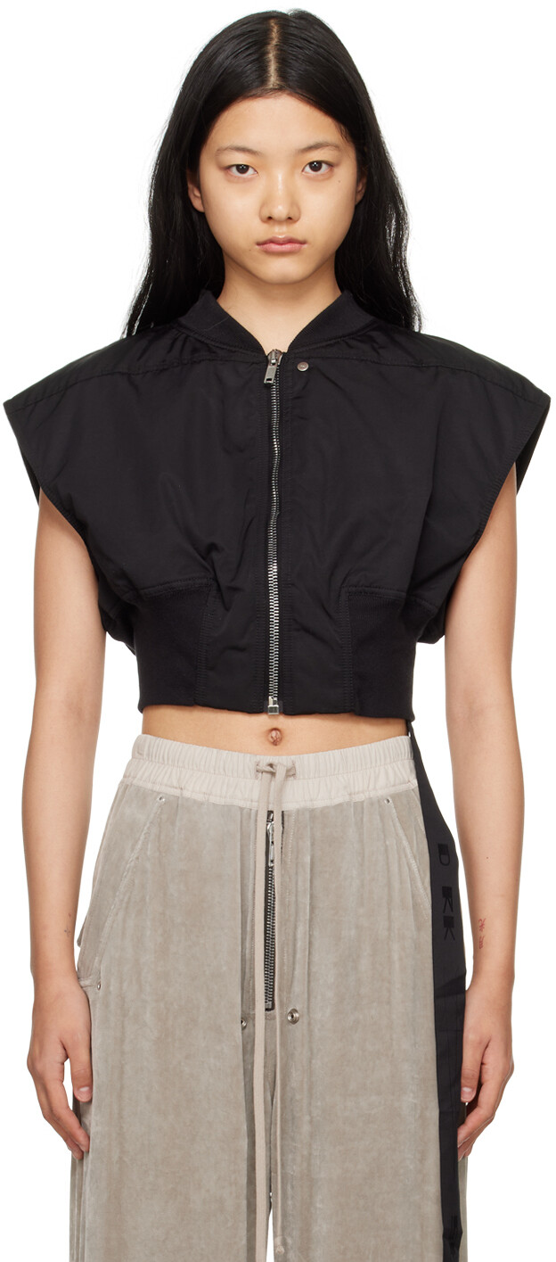 

Черный жилет Babel Tatlin Rick Owens Drkshdw