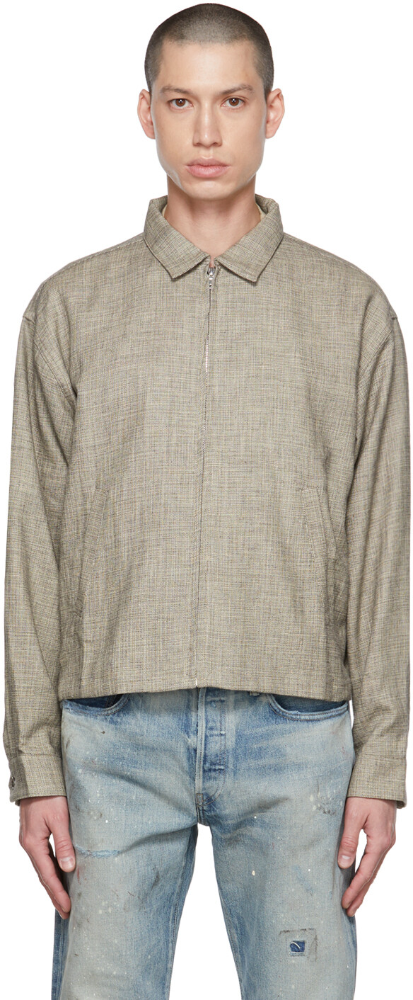 

Серая укороченная куртка John Elliott