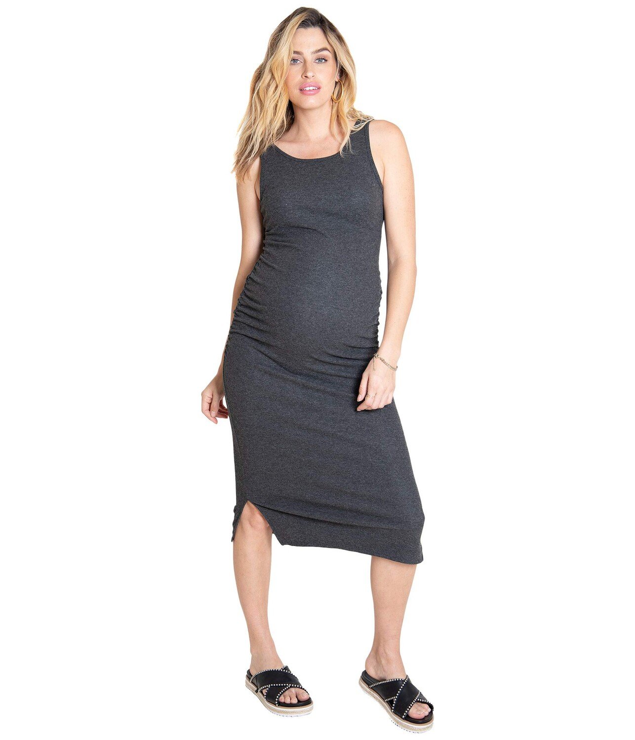 

Платье Ingrid & Isabel, Maternity Rib Tank Midi Dress