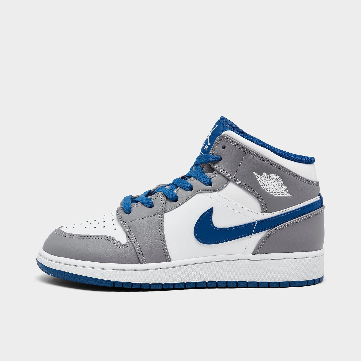 

Повседневная обувь Air Jordan Retro 1 Mid для больших детей, синий