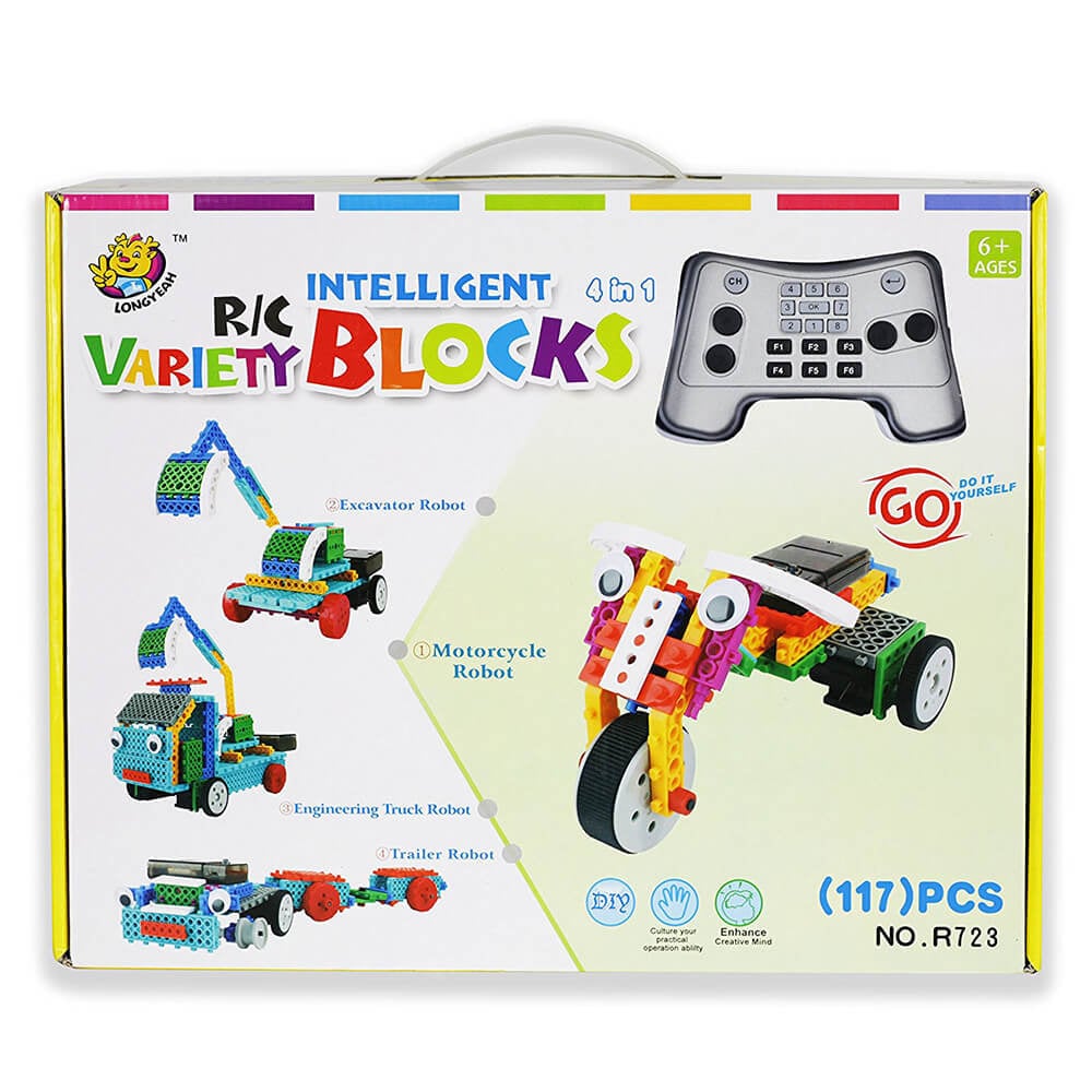 Конструктор Mindset 4 in 1 Robotic Kit RC 127 Blocks – купить с доставкой  из-за рубежа через платформу «CDEK.Shopping»