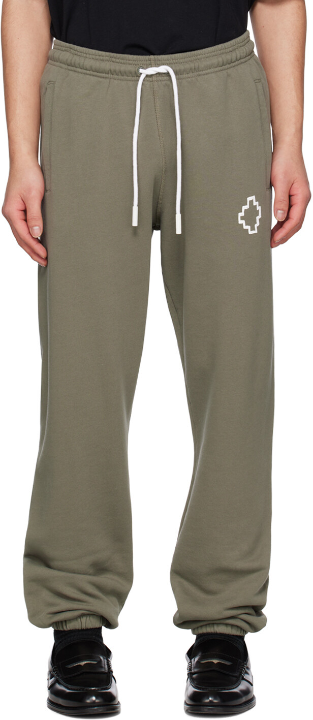 

Брюки Khaki Tempera Cross Lounge Marcelo Burlon County of Milan, Серый