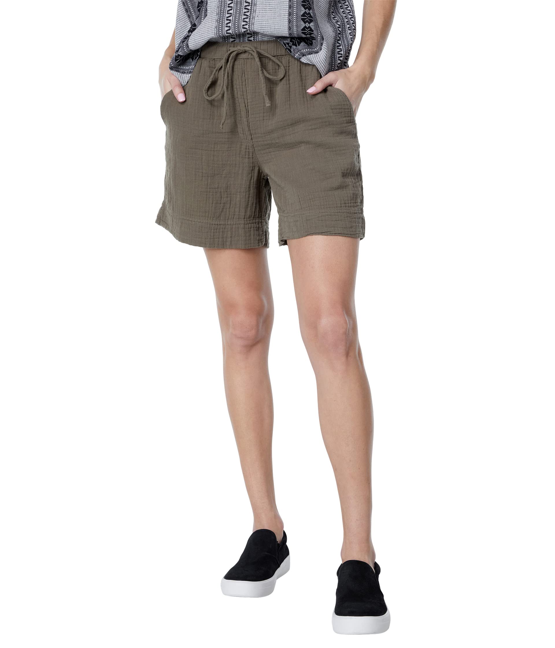 Шорты Dylan by True Grit, Taylor Cotton Gauze Shorts with Pockets