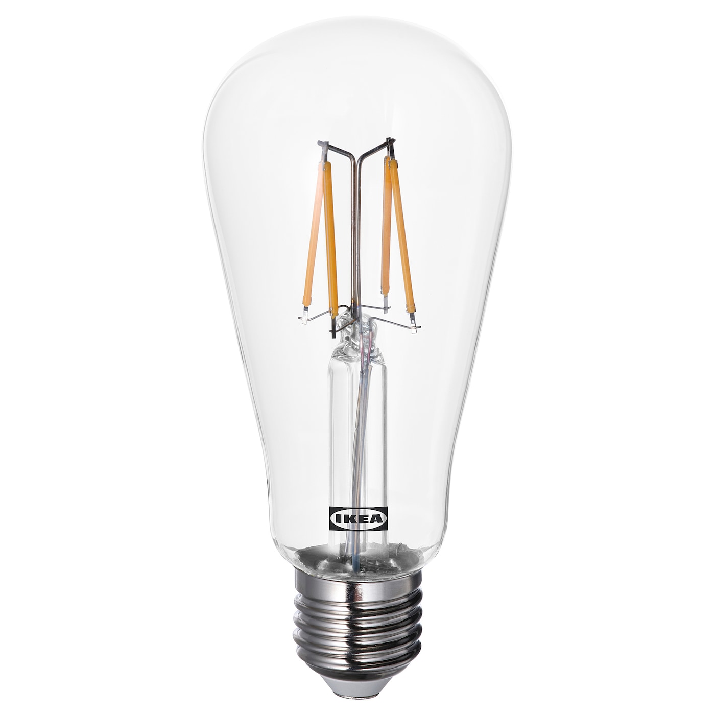 LUNNOM ЛУННОМ Светодиодная лампа Е27 150 лм каплевидная прозрачная IKEA силиконовый чехол на meizu u20 мейзу ю20 с эффектом блеска ретро лампа