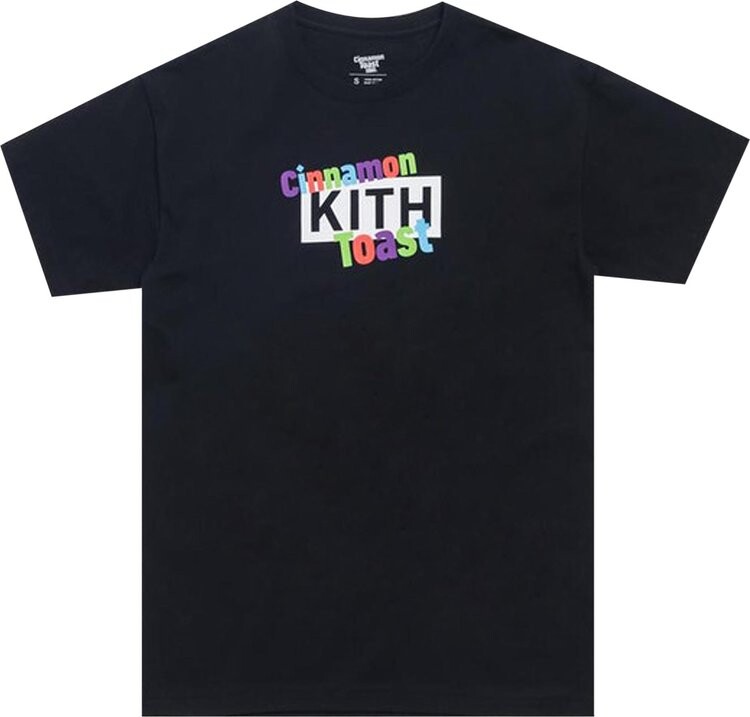 Kith Treats x Cinnamon Toast Crunch Classic Logo T Shirt Black CDEK.Shopping